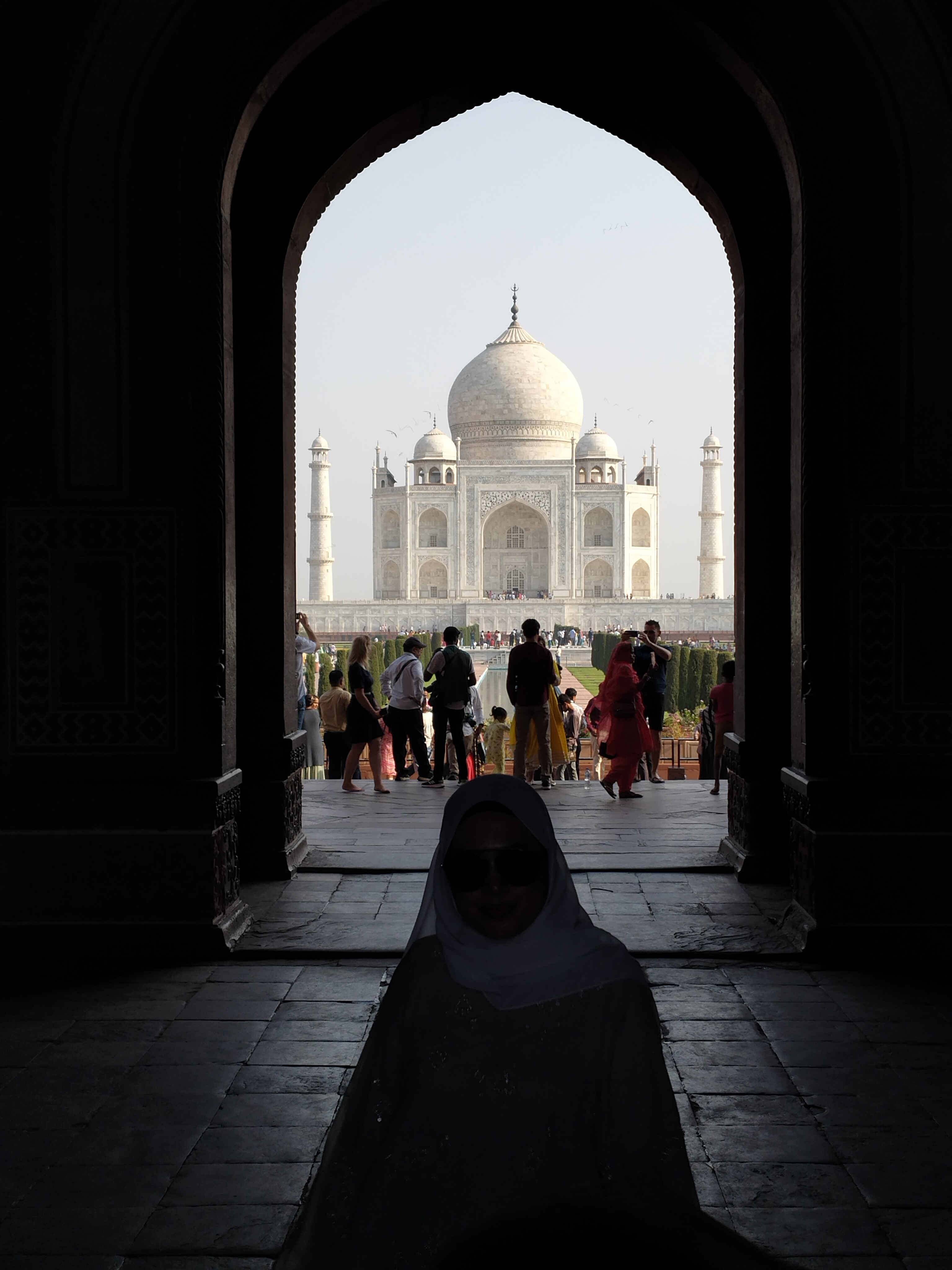 Tourists cover